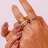 3 Layered Roman Ring product photo 3 | Glossy.pk Pakistan