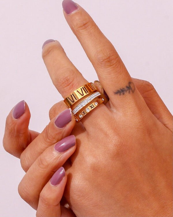 3 Layered Roman Ring product photo 3 | Glossy.pk Pakistan