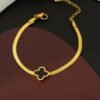 Clover Snake Chain Bracelet product photo 2 | Glossy.pk Pakistan