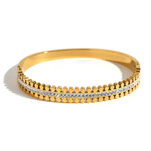 Two-layered stainless-steel bangle