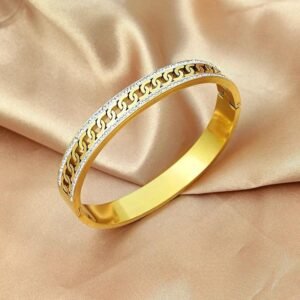 Chain Pattern Bangle-Cuff product photo 2 | Glossy.pk Pakistan