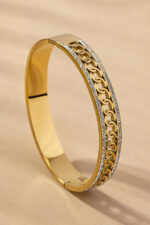 Chain Pattern Bangle-Cuff - Image 3