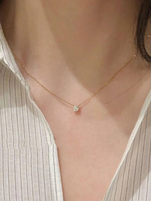 Single Stone Stainless Steel Necklace — jewellery from Glossy.pk, Pakistan