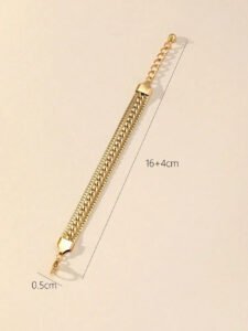 Double Curb Bracelet product photo 3 | Glossy.pk Pakistan