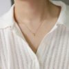 Mini stone-set Necklace product photo 3 | Glossy.pk Pakistan