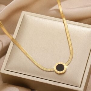 Black Moon Star Necklace product photo 2 | Glossy.pk Pakistan