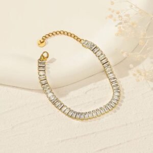 Golden Tennis Bracelet