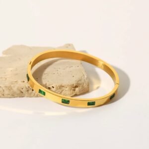 Green Stoned Bangle product photo 2 | Glossy.pk Pakistan