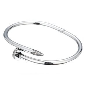 Nail Bangle — Stainless Steel, Gold Plated product photo 3 | Glossy.pk Pakistan