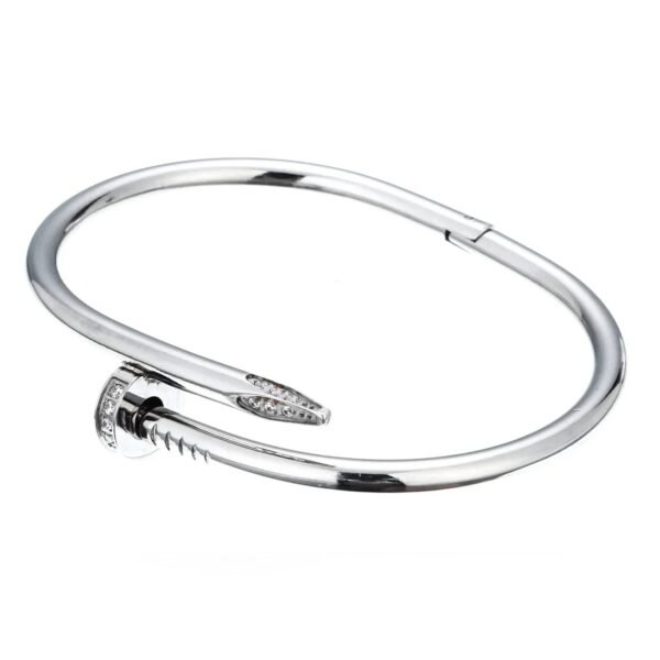 Nail Bangle — Stainless Steel, Gold Plated product photo 3 | Glossy.pk Pakistan