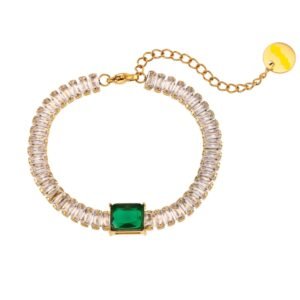 Emerald Tanis Bracelet (Green)