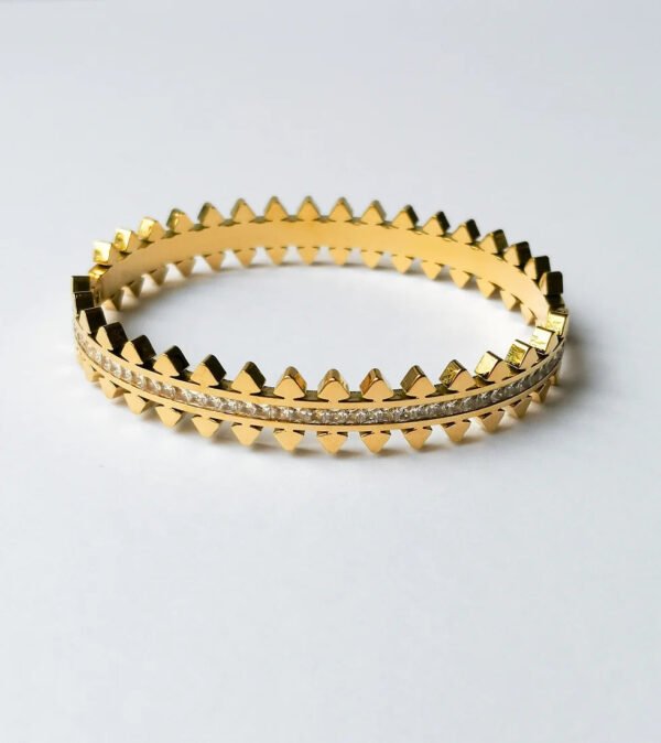 Spikey Bangle — Pure Stainless Steel product photo 3 | Glossy.pk Pakistan