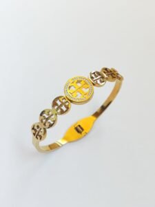 Hollow Bangle — Pure Stainless Steel (Standard Size) product photo 2 | Glossy.pk Pakistan