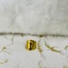 Adjustable Rough & Chunky Ring — Gold Finish product photo 2 | Glossy.pk Pakistan