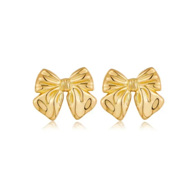 Chunky Bow Earrings product photo 2 | Glossy.pk Pakistan