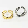 Adjustable Criss-Cross Ring — Gold product photo 3 | Glossy.pk Pakistan