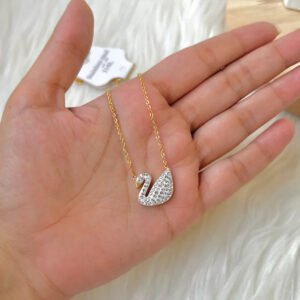 Silver Swan Necklace