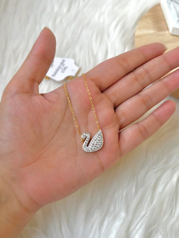 Silver Swan Necklace — jewellery from Glossy.pk, Pakistan