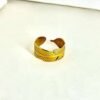 Adjustable Leafy Ring — Gold Finish — jewellery from Glossy.pk, Pakistan