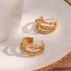E.B. Belle Stylish Earring — Stainless Steel — jewellery from Glossy.pk, Pakistan