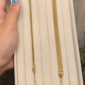 Mesh & Rope Bracelet Combo