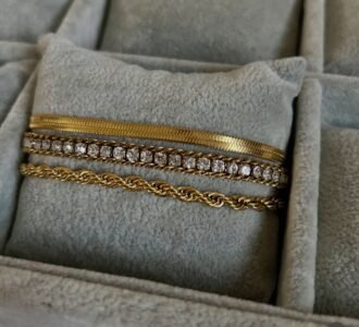 3-piece bracelet combo - stainless steel set product photo 2 | Glossy.pk Pakistan