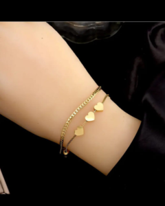 Heart Bracelet (Stainless Steel) — jewellery from Glossy.pk, Pakistan