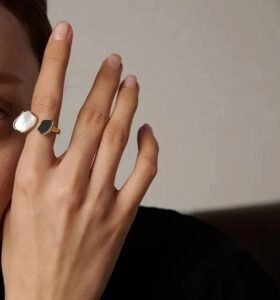 Acrylic Sheel Adjustable Ring — jewellery from Glossy.pk, Pakistan