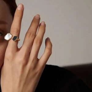 Acrylic Sheel Adjustable Ring