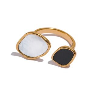 Acrylic Sheel Adjustable Ring product photo 3 | Glossy.pk Pakistan