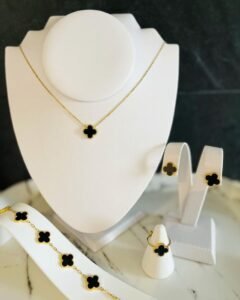 Clover Combo Stainless Steel Set — jewellery from Glossy.pk, Pakistan