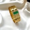 Chunky Wide Handcuff Bracelet (Green, Black, White) product photo 3 | Glossy.pk Pakistan