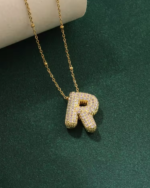Stylish stone letter necklace - Image 7