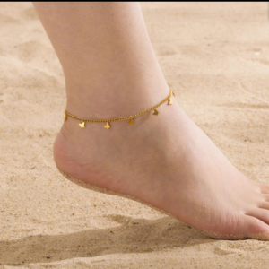 Butterfly Anklet Stainless Steel — Waterproof