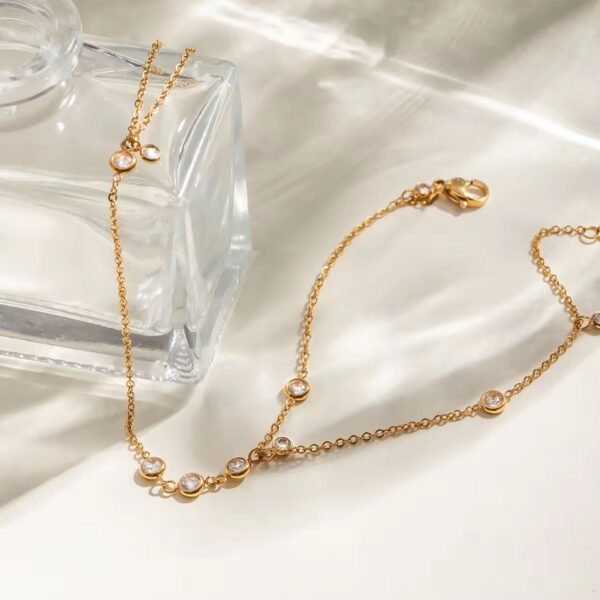 Anja Jewellery Set — Stainless Steel product photo 2 | Glossy.pk Pakistan