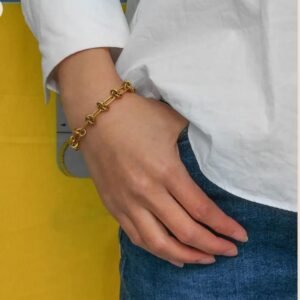 Twisted Stainless Steel Bracelet