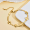Flower Snake Chain Bracelet product photo 3 | Glossy.pk Pakistan