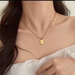 Gold Bar Necklace