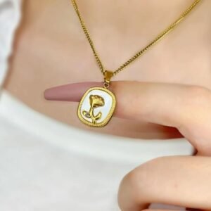 Flower Necklace — Tarnish-Free Stainless Steel