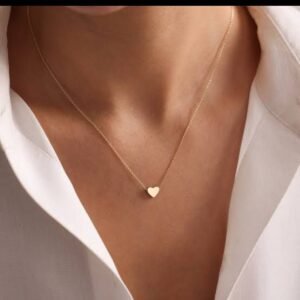Mini 2D Heart Pendant