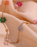 Mini flower multi bracelet