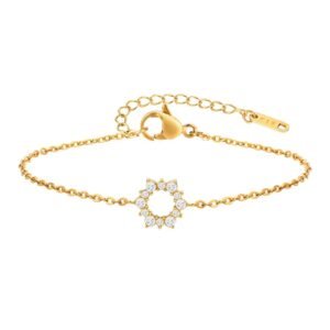 Flower Bracelet Stainless Steel product photo 3 | Glossy.pk Pakistan