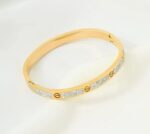 Stylish Cartier stone handcuff - Image 2