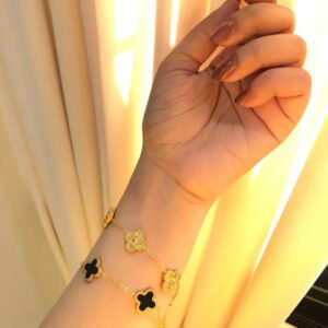 2-Piece Clover Combo Bracelet