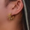 E.B. Belle Stylish Earring — Stainless Steel product photo 3 | Glossy.pk Pakistan