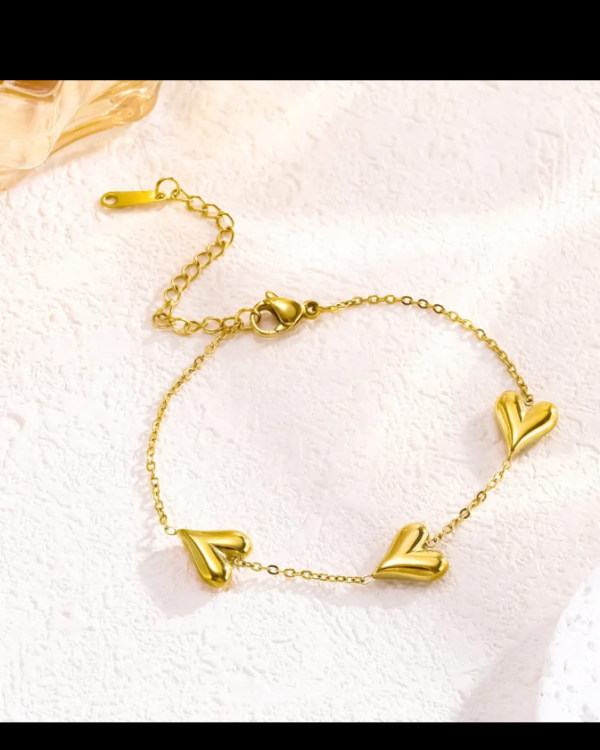 Heart Anklet (Stainless Steel) product photo 2 | Glossy.pk Pakistan