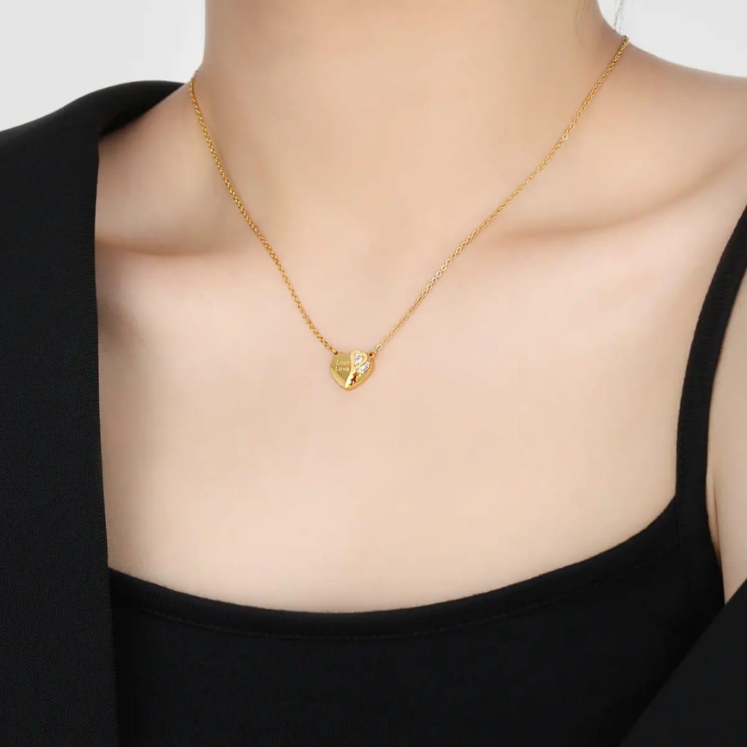 rn-image_picker_lib_temp_7c784ac1-791d-41a8-8da9-892fb176214b Heart necklace - Image 1