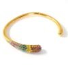C-trending stainless-steel cuff (Multi, Pearl, Golden) product photo 3 | Glossy.pk Pakistan