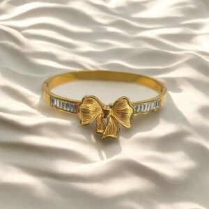 New-Design Bow Handcuff Bracelet