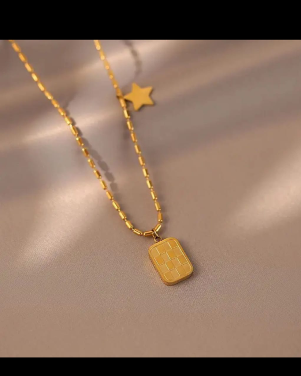 Gold Bar Necklace product photo 2 | Glossy.pk Pakistan